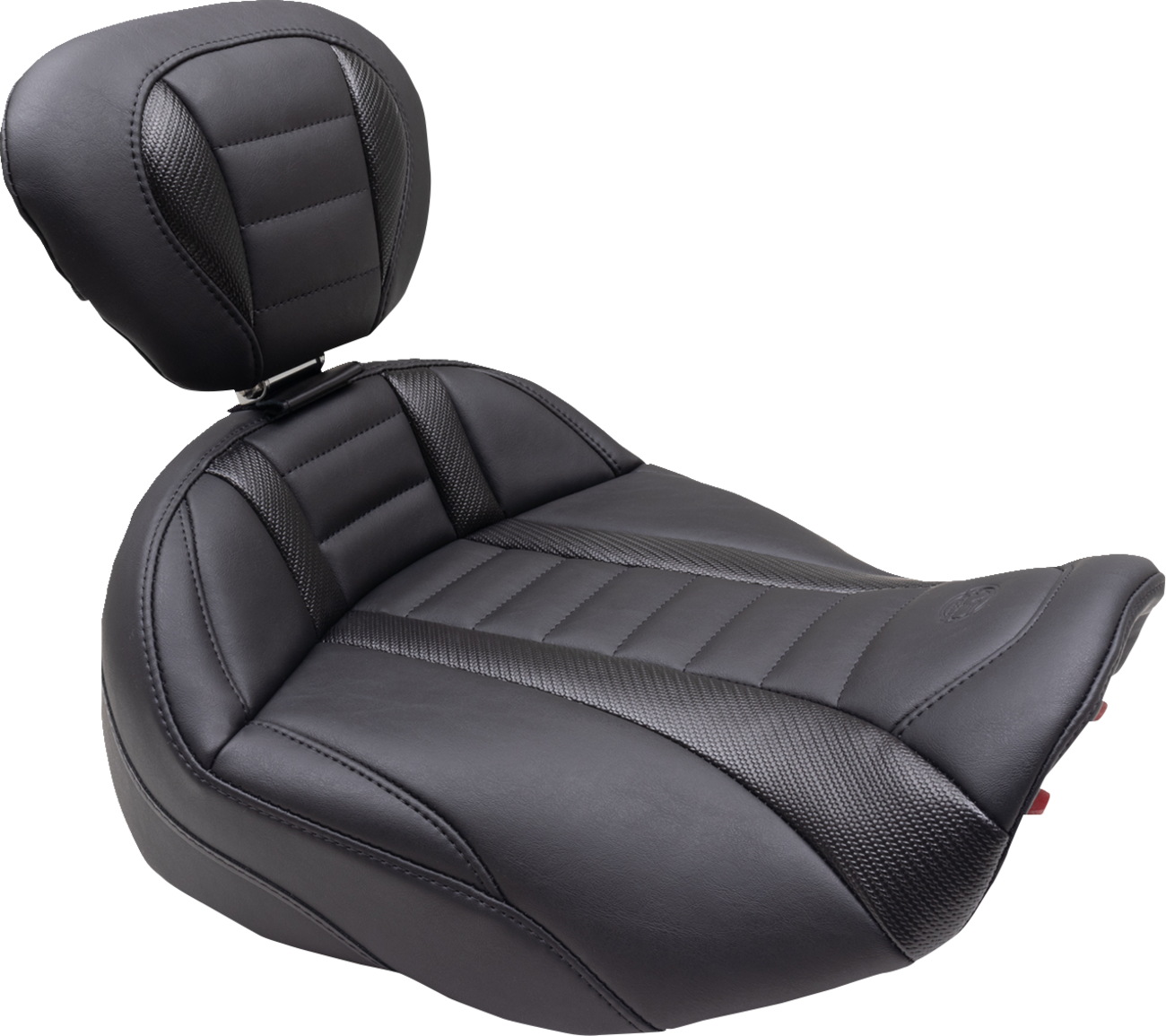 Mustang Deluxe Touring Solo Seat & Backrest for 2023-25 Harley Street Road Glide