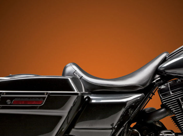 Le Pera Silhouette Smooth Low Profile Solo Seat 2008-2024 Harley Touring LK-857