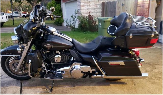 Danny Gray Tourist Air Black Leather 2up Seat 2008-2024 Harley Touring Bagger