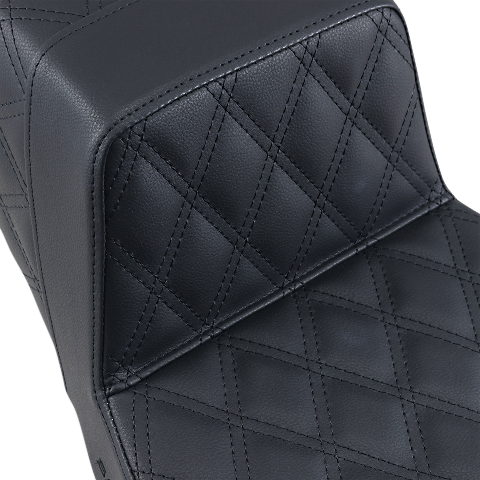 Saddlemen Black Step-Up Lattice Seat for 1997-2007 Harley Touring FLHX FLHR