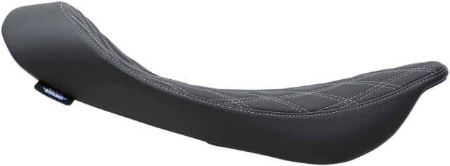 Drag Specialties Silver Double Diamond Solo Seat for 1997-07 Harley Touring FLHR