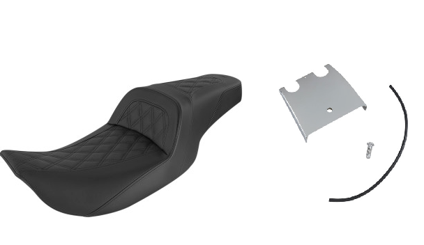 Saddlemen Slim Lattice Stitched Seat & Dash Kit 1997-2007 Harley Touring Models