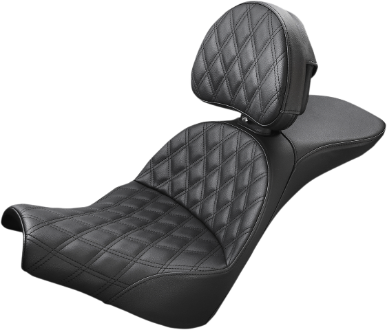 Saddlemen Explorer Lattice Gel Seat & Backrest for 2018-2025 Harley Softail FXBB