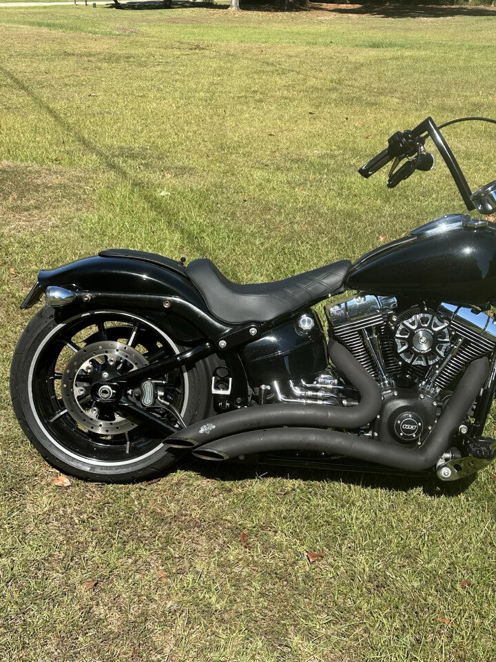 Saddlemen Renegade Solo Gel Seat for 2013-2017 Harley Softail Davidson Breakout