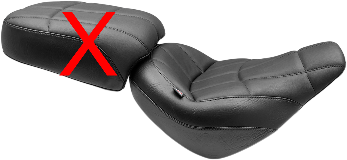 Mustang Cube Solo Seat for 2018-2021 Harley Softail Street Bob FXBB 75160