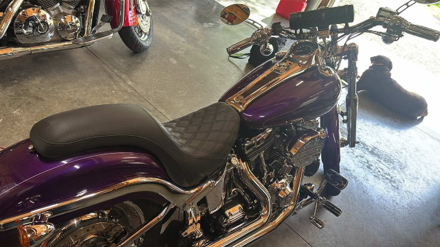 Saddlemen Profiler Lattice Low Gel Seat 2001-2007 Harley Softail Deuce FXSTDI