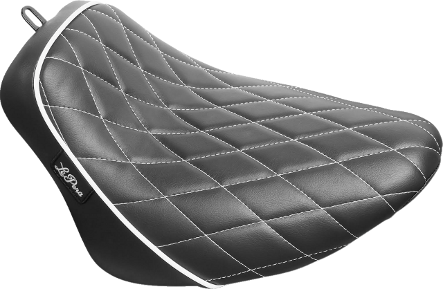 Le Pera Bare Bones White Diamond Solo Seat for 2018-23 Harley Softail FXBB FLSL