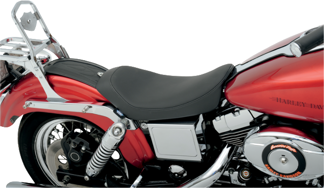 Drag Specialties Low Profile Smooth Solo Seat for 1996-2003 Harley Dyna FXD FXDX