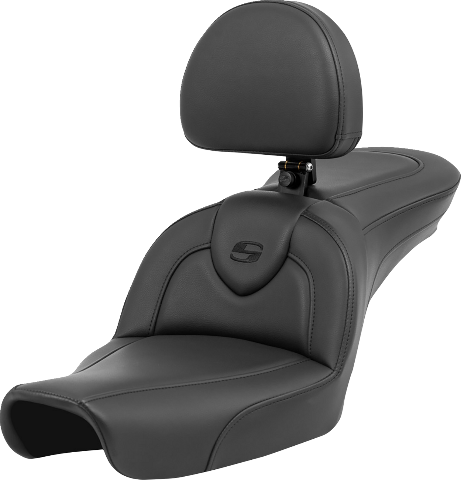 Saddlemen RoadSofa w/ Backrest Seat fits 1996-2003 Harley Dyna Super Glide FXD