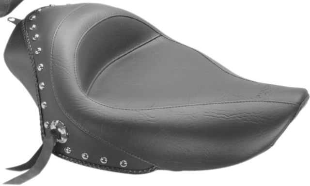 Mustang 3.3 Gallon Tank Studded Motorcycle Solo Seat 2004-2022 Harley Sportster