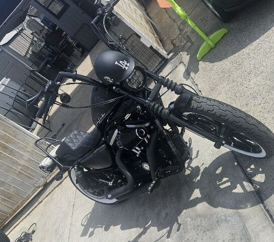 Saddlemen Black Step-Up Lattice Stitch Seat fits 2004-2022 Harley Sportster XL
