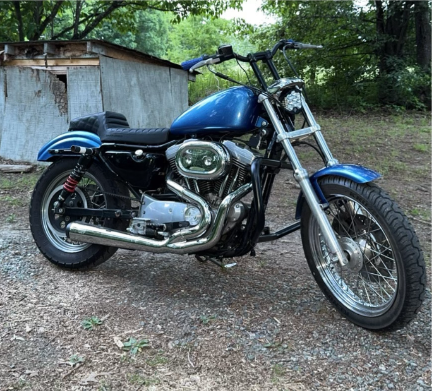 Saddlemen Step Up Tuck-n-Roll & Lattice Seat fits 1979-2003 Harley Sportster XL