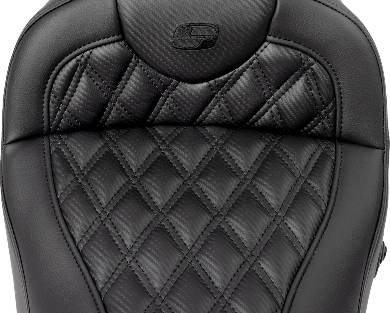 Saddlemen Roadsofa Carbon Lattice Heated Gel Seat fits 2008-2025 Harley Touring