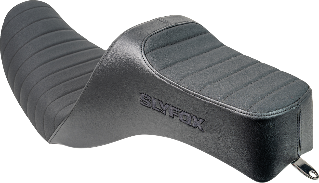 Slyfox Highnoon Classic Stitch Seat for 2012-16 Harley Low Rider Street Bob Dyna