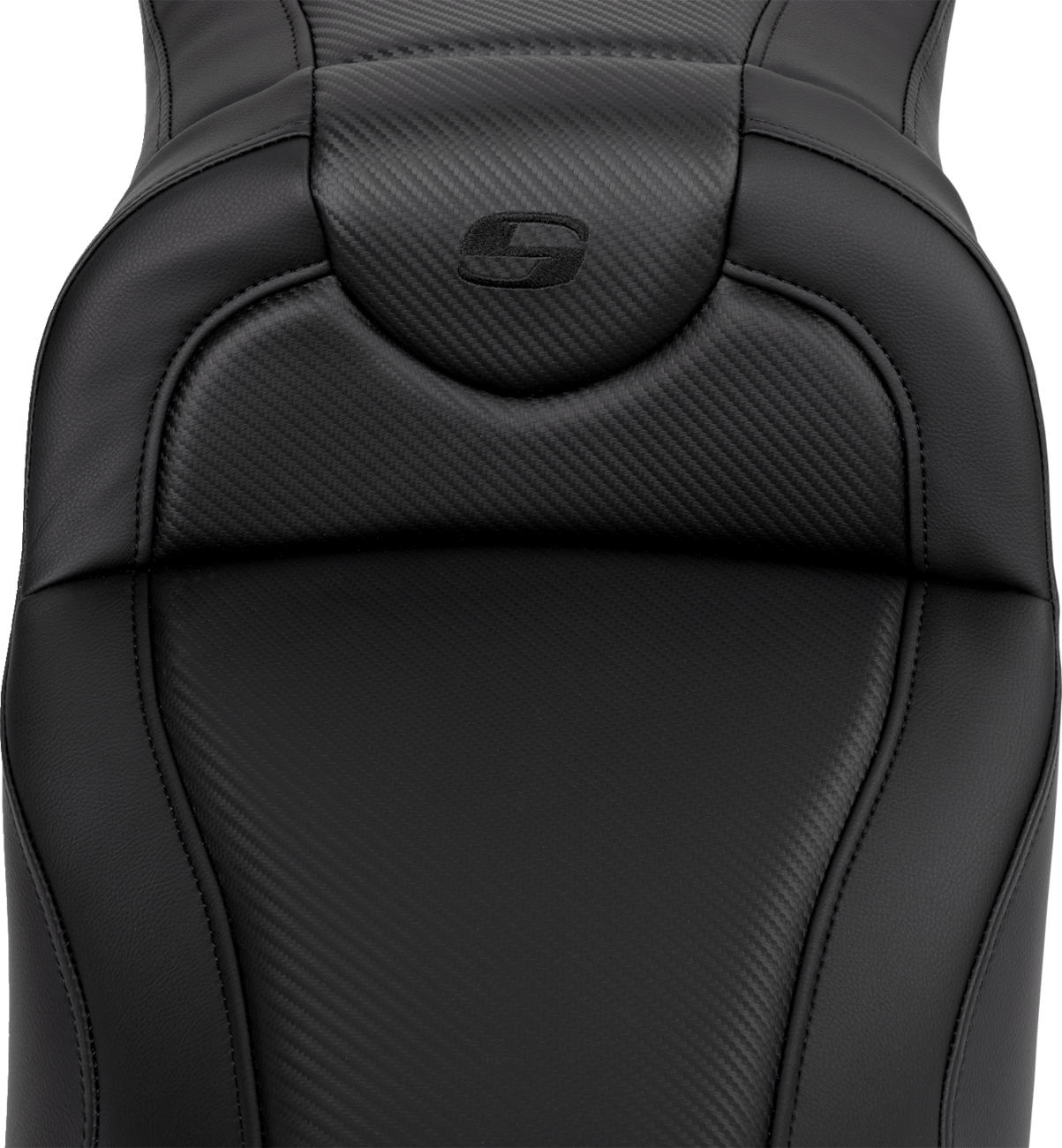 Saddlemen Roadsofa Carbon Fiber Extended Gel Seat for 2008-2025 Harley Touring