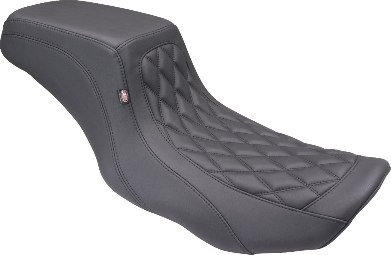 Mustang Squareback Black Diamond Stitch Seat fits 2023-2025 Harley Touring FLTR
