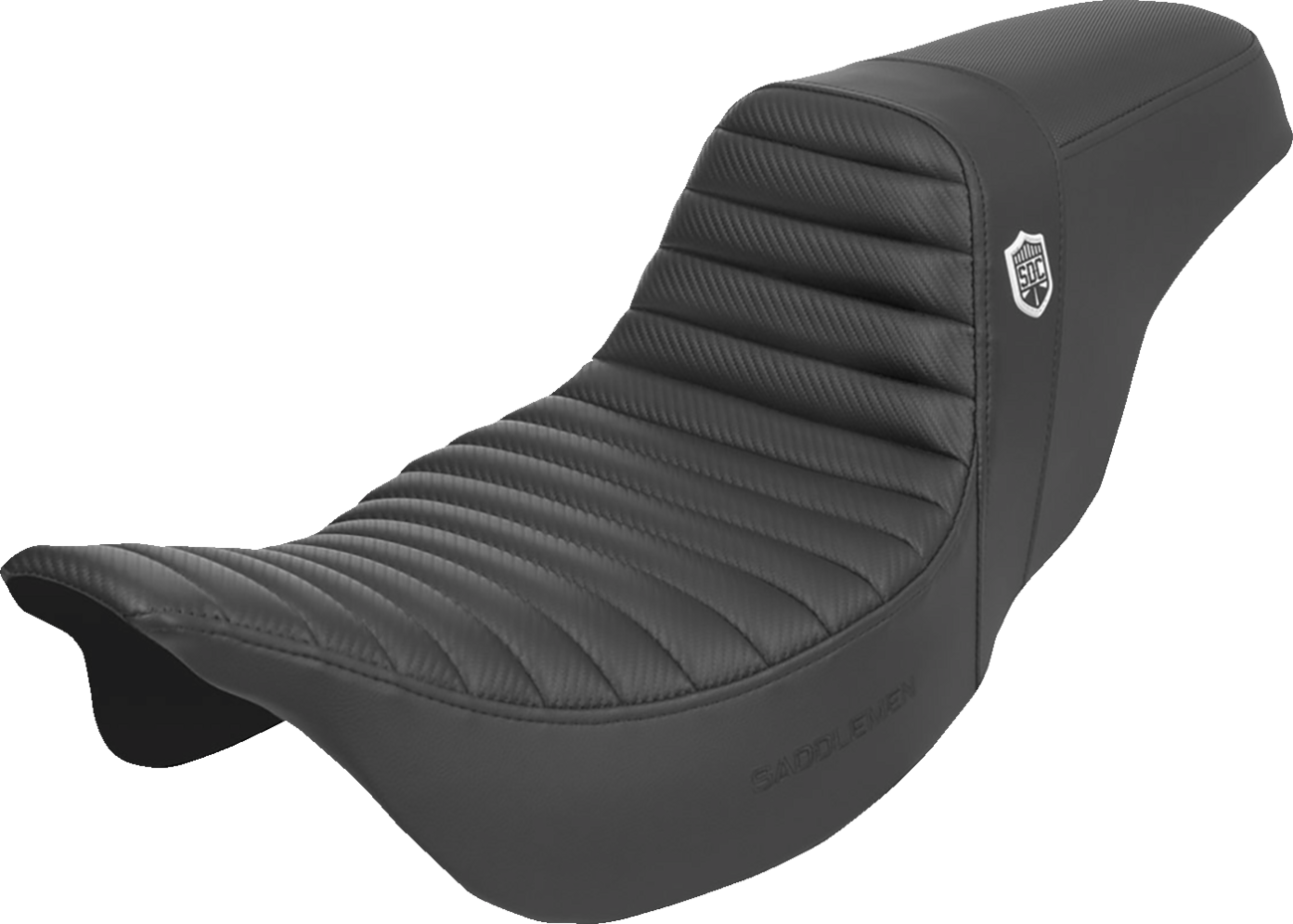 Saddlemen Pro Series SDC Tuck n Roll Carbon Gel Seat 2008-2025 Harley Touring