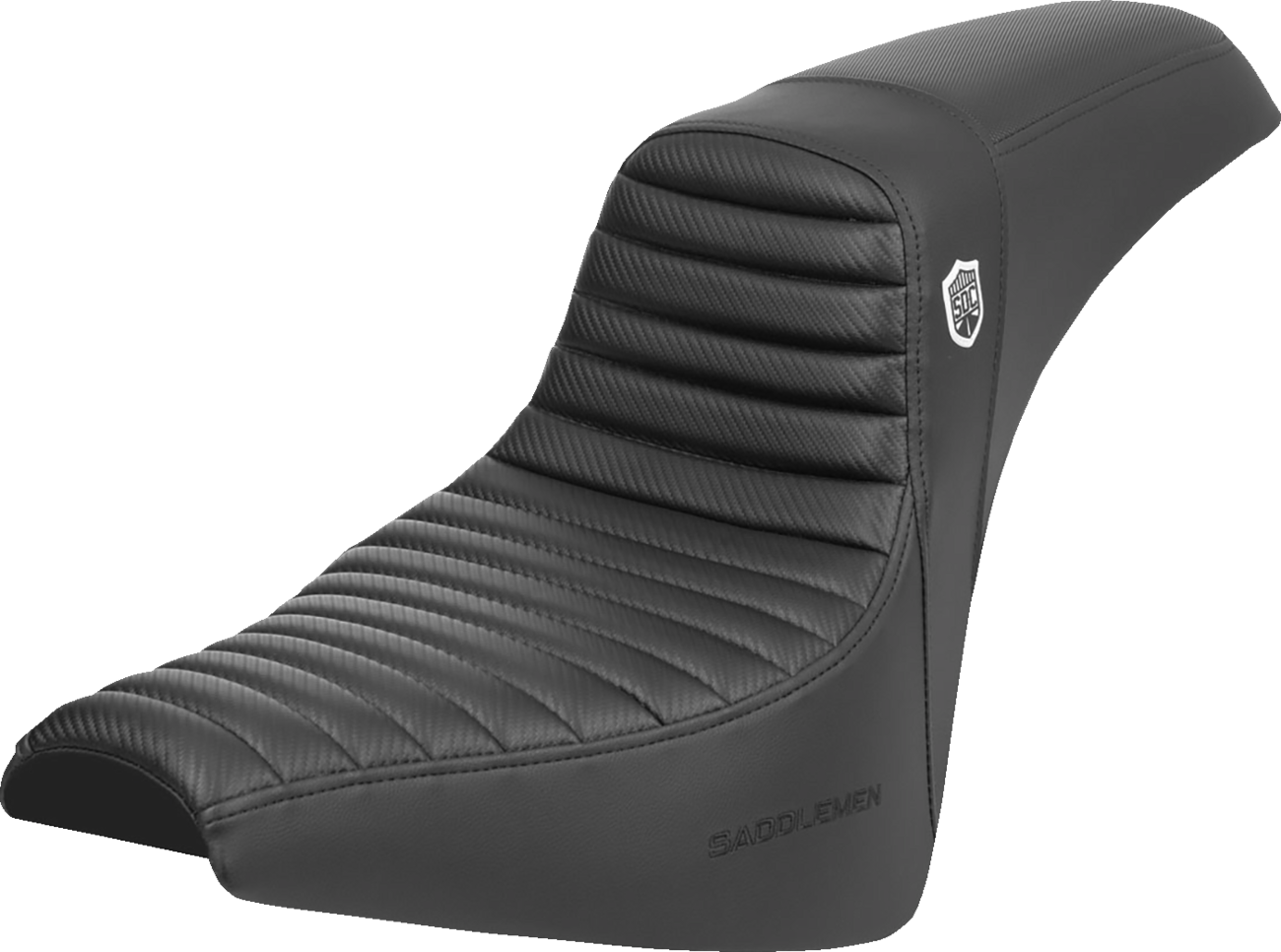 Saddlemen SDC Pro Series T&R Carbon Gel Seat fits 2018-2025 Harley Softail FXBB