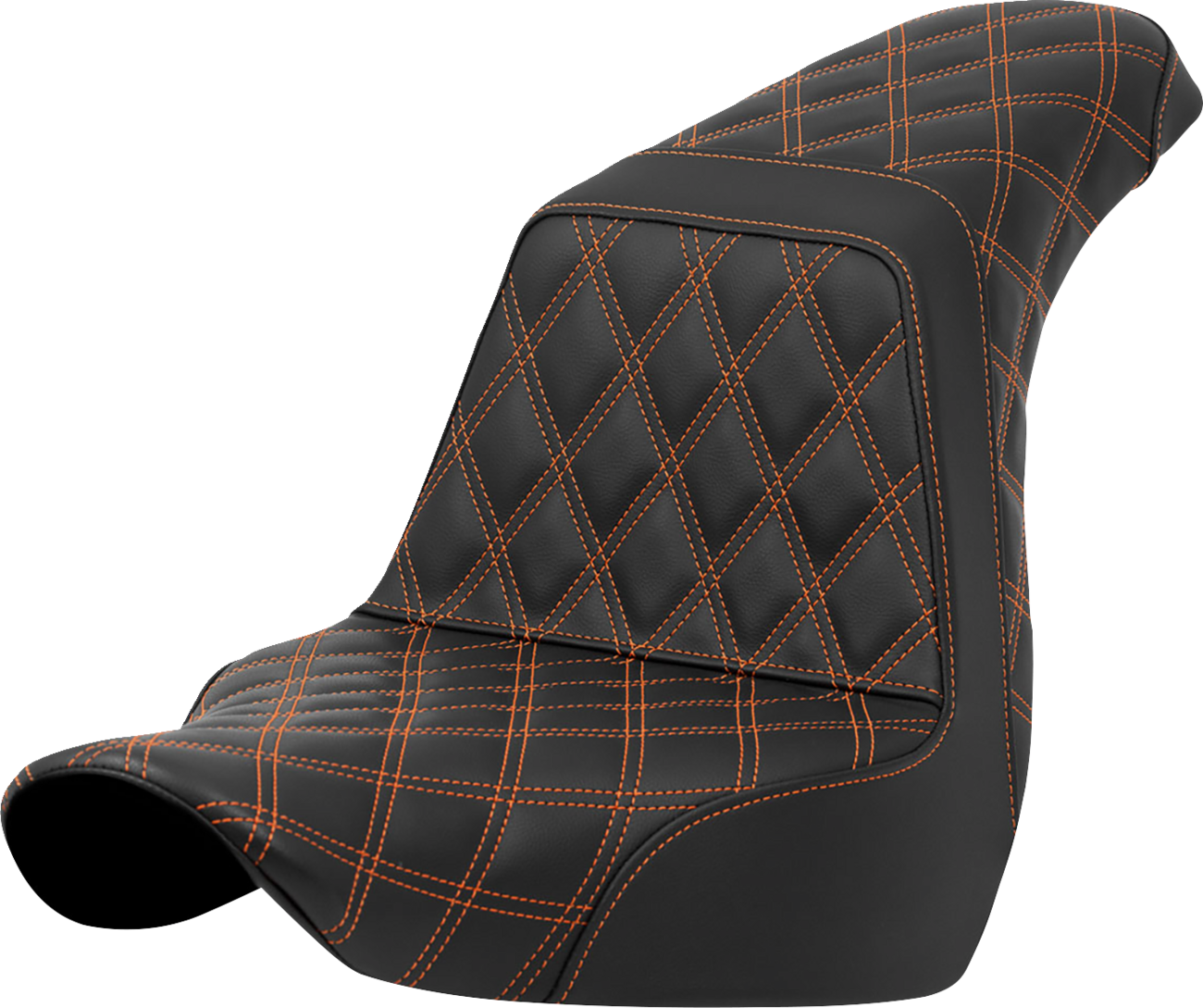 Saddlemen Step Up Orange Lattice Gel Seat 2018-2025 Harley Low Rider Sport Glide