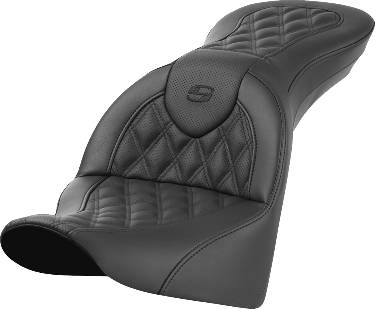 Saddlemen Roadsofa Lattice Gel Seat fits 2018-2025 Harley Softail Heritage Slim