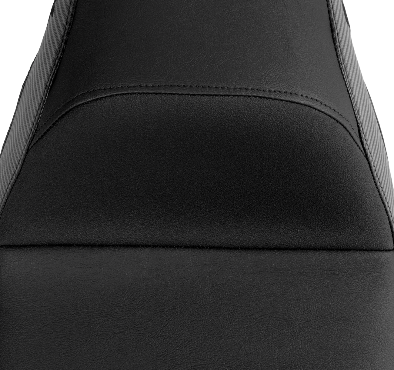 Slyfox Smooth Carbon Fiber Seat fits 2008-2024 Harley Touring FLHX FLTR FLHT