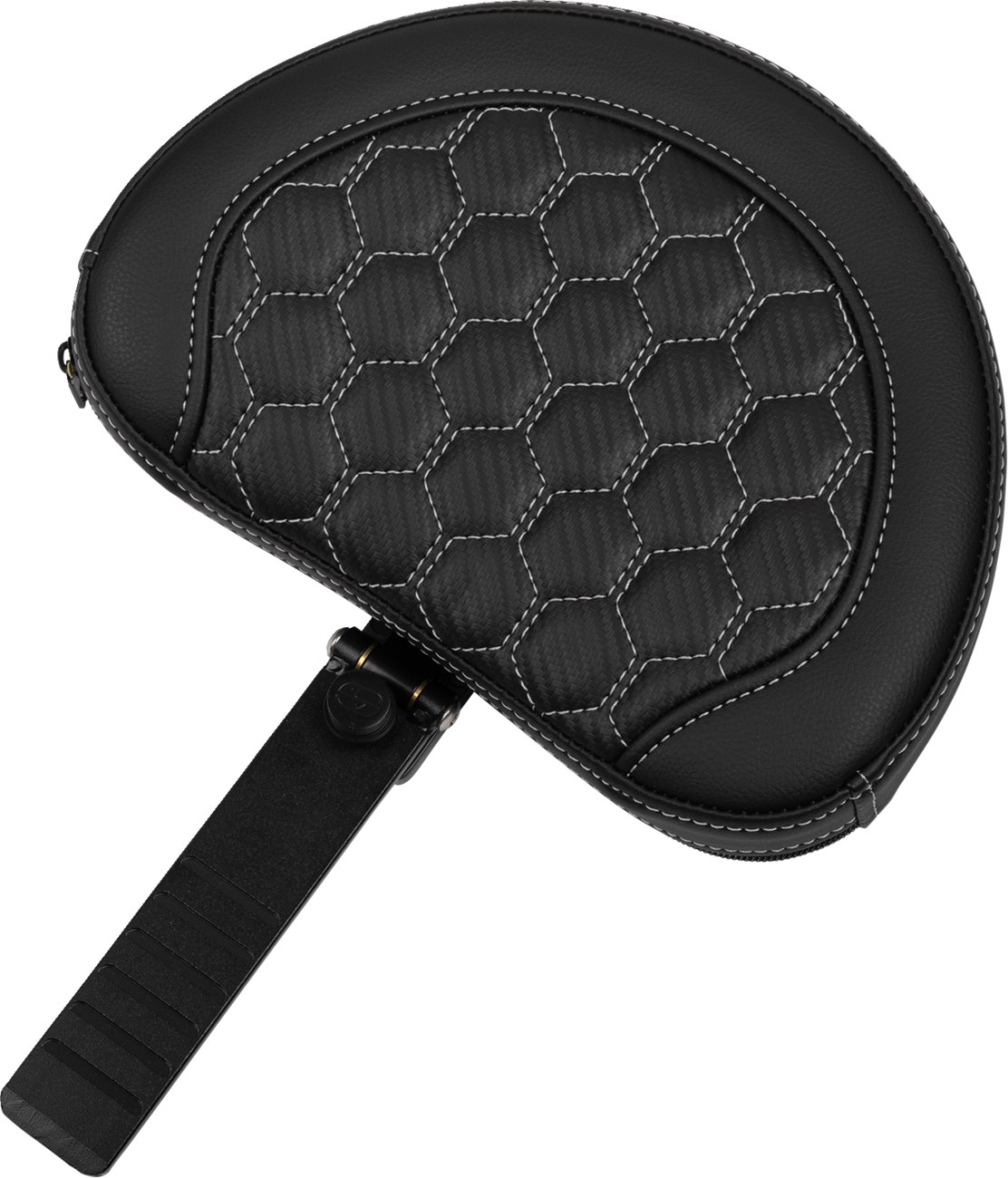 Saddlemen Roadsofa Silver Honeycomb Extended Seat Backrest 23-25 Harley Touring