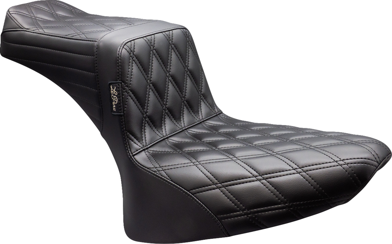 Le Pera Tailwhip Double Diamond Stitch Seat for 1984-1999 Harley Softail FLS FXS