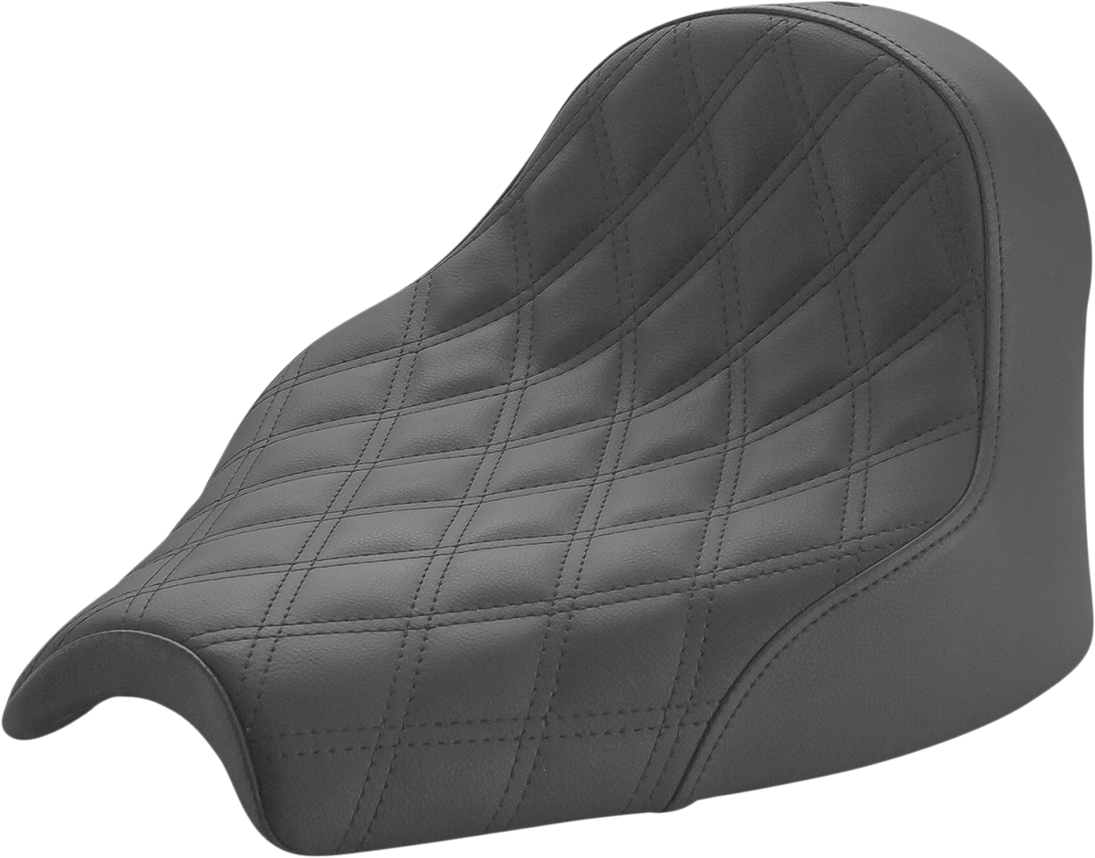 Saddlemen Renegade Lattice Stitched Solo Gel Black Seat 2022-2024 Indian Chief