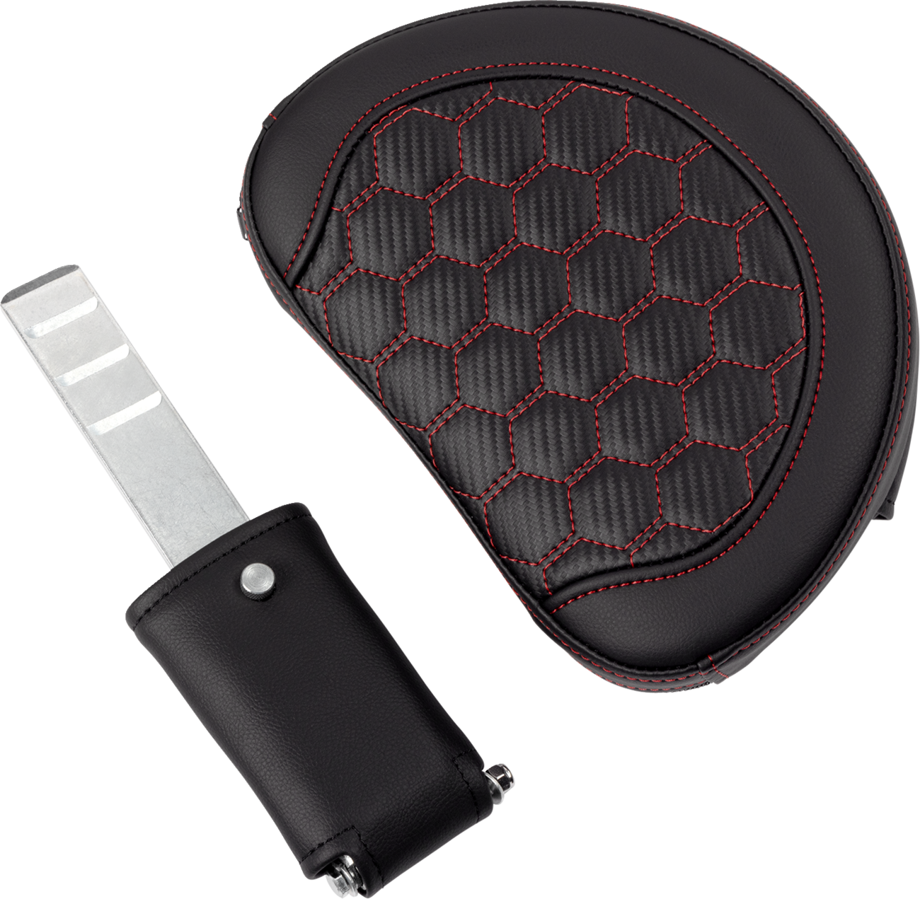 Saddlemen Roadsofa Red Honeycomb Gel Seat & Backrest 2008-2025 Harley Touring