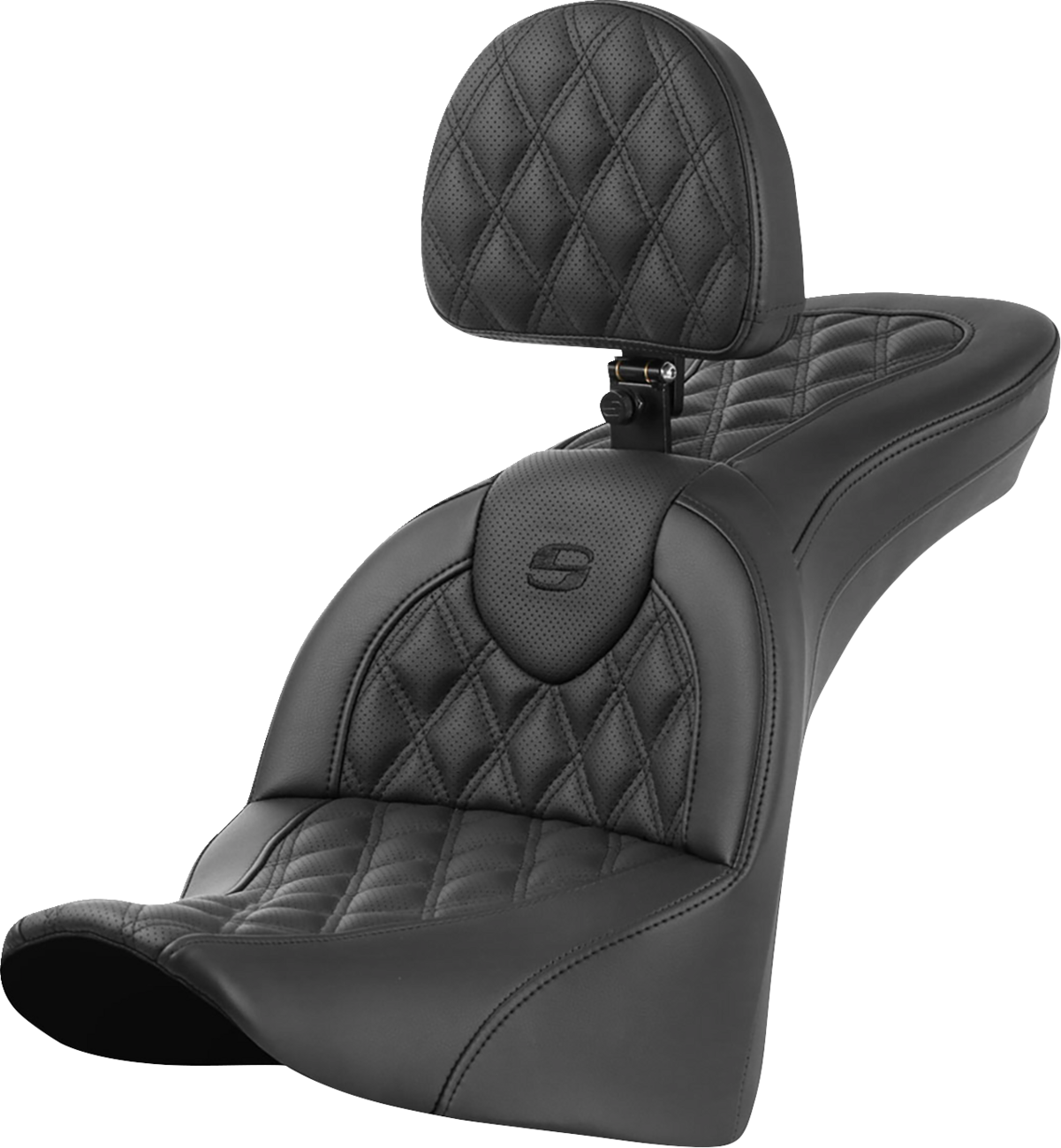 Saddlemen Roadsofa Lattice Seat & Backrest 2018-2025 Harley Softail FLHC FLSL