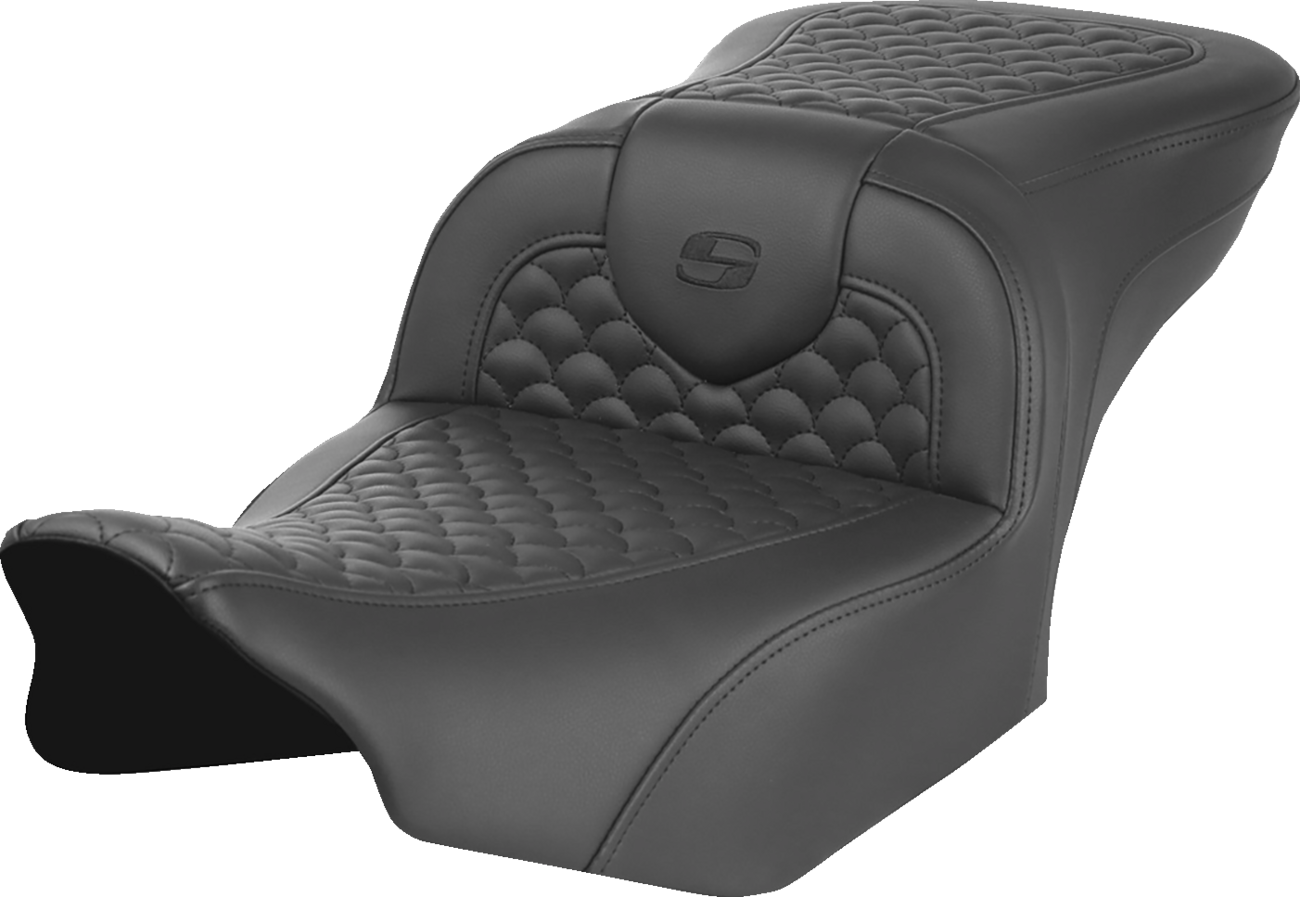 Saddlemen Roadsofa Scallop Stitch Gel Seat 2023-25 Harley Road Street Glide CVO