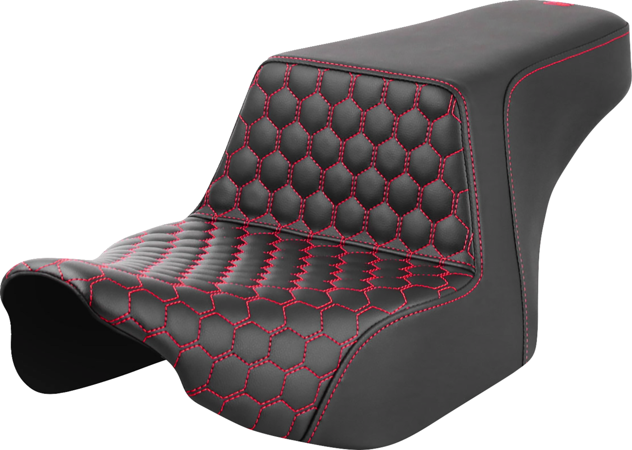 Saddlemen Step Up Red Honeycomb Gelcore Seat fits 2023-2025 Harley Touring FLTR