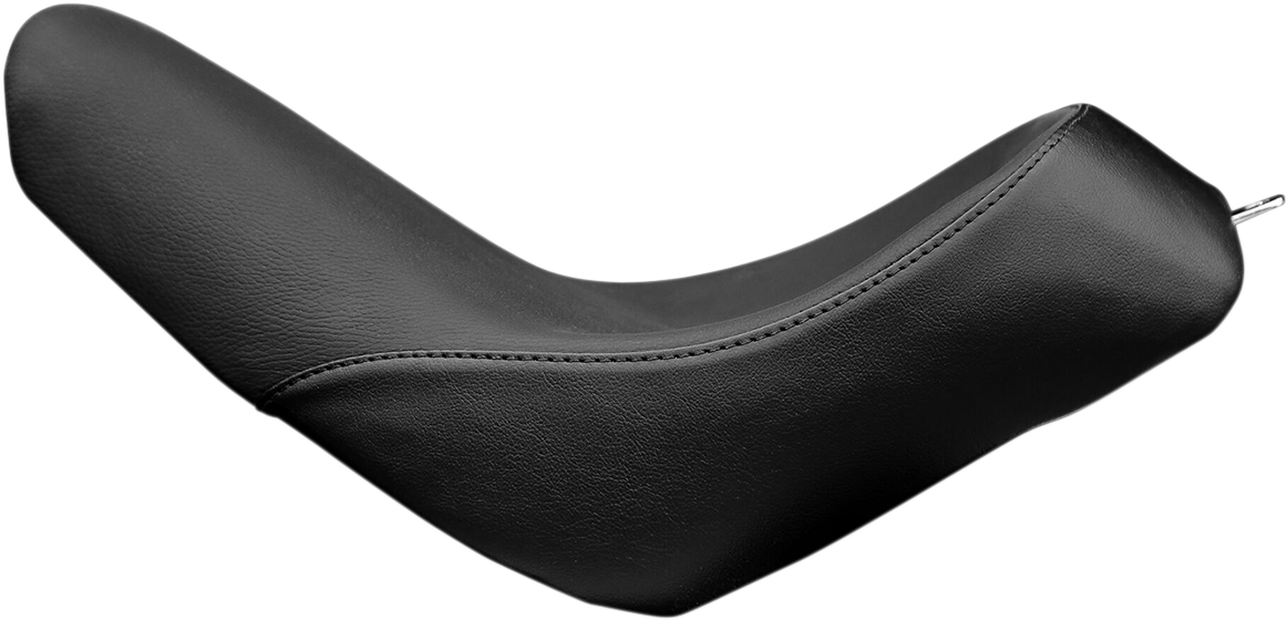 Danny Gray Plain Black Vinyl Weekday Solo Seat 2018-2024 Harley Softail Heritage