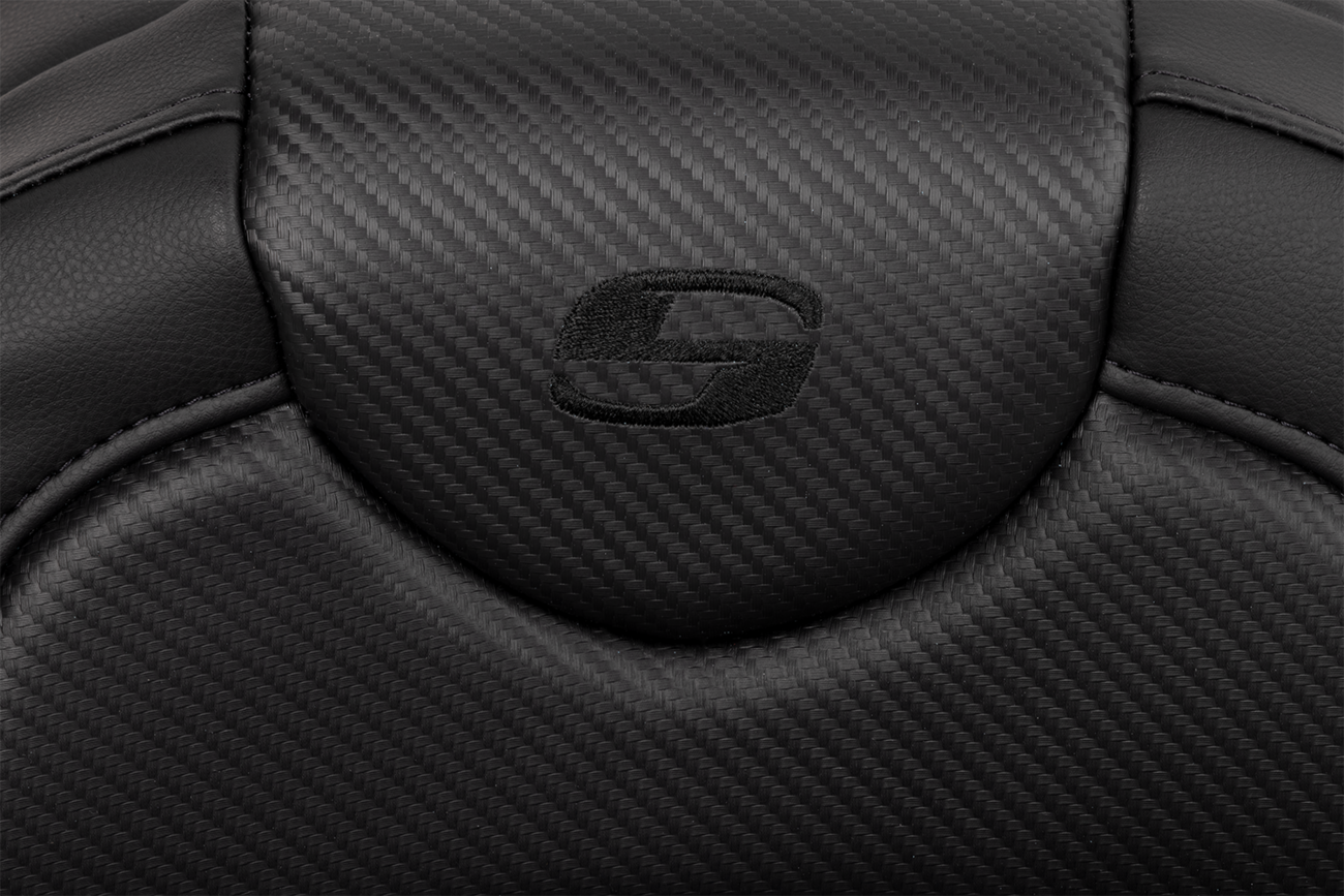 Saddlemen Roadsofa Carbon Fiber Extended Gel Seat for 2008-2025 Harley Touring