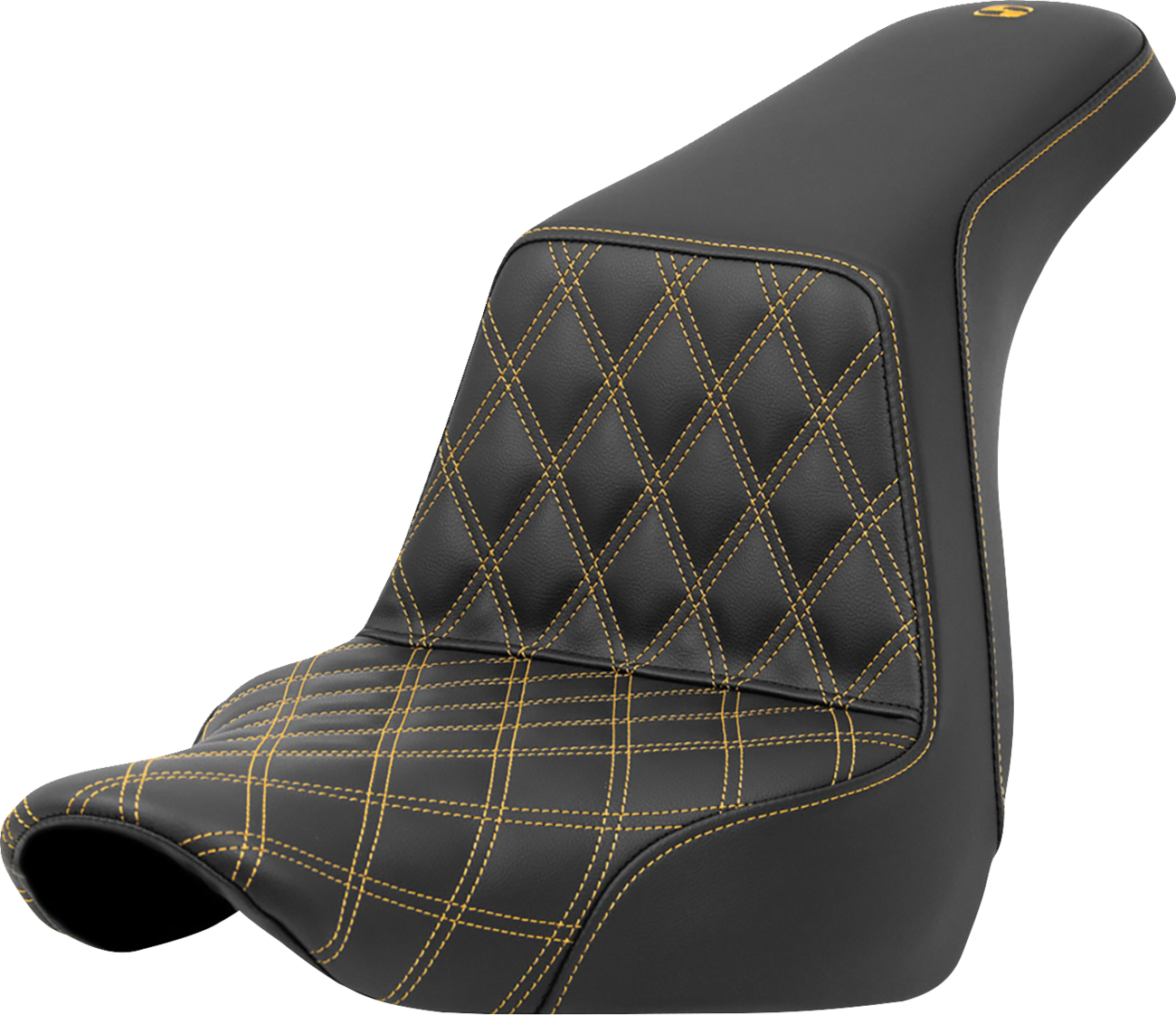 Saddlemen Step Up Gold Lattice Gel Seat for 2018-25 Harley Low Rider Sport Glide