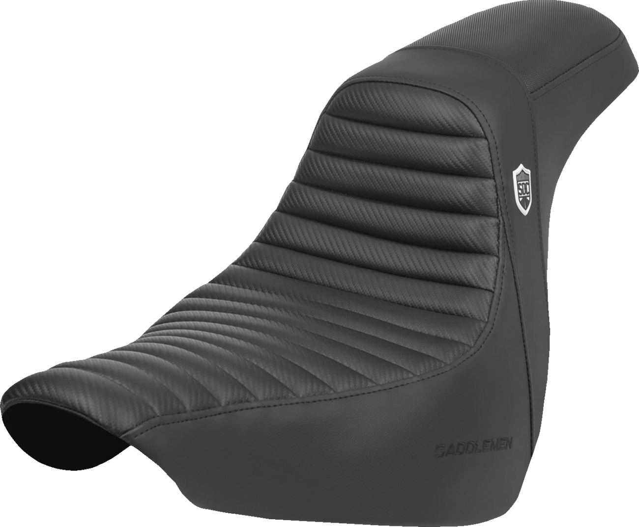 Saddlemen SDC Pro Series Tuck n Roll Carbon Gel Seat 2018-2025 Harley FXLR FLSB