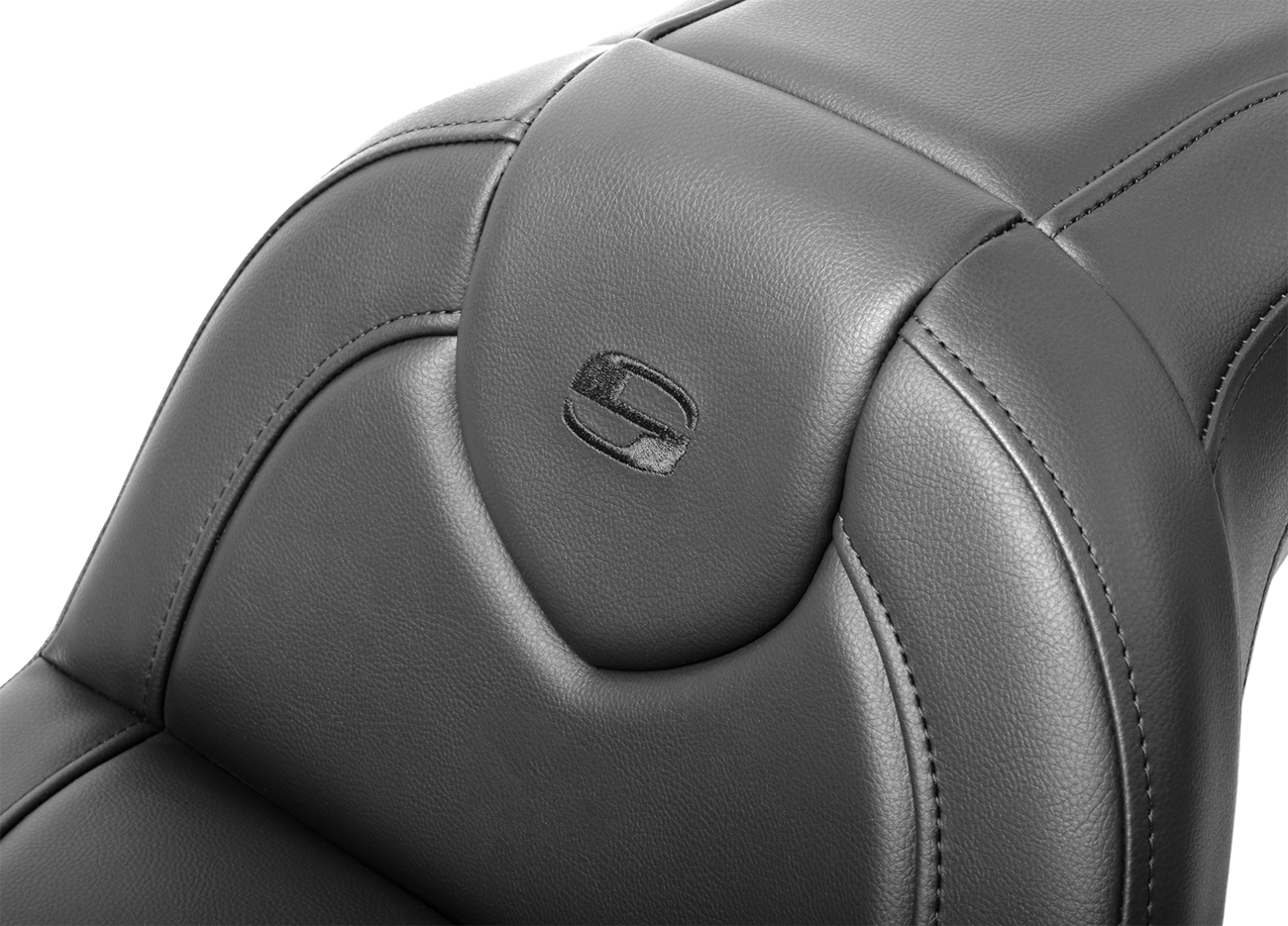Saddlemen Roadsofa Black Stitch Gel Seat for 2018-2023 Harley Softail Breakout