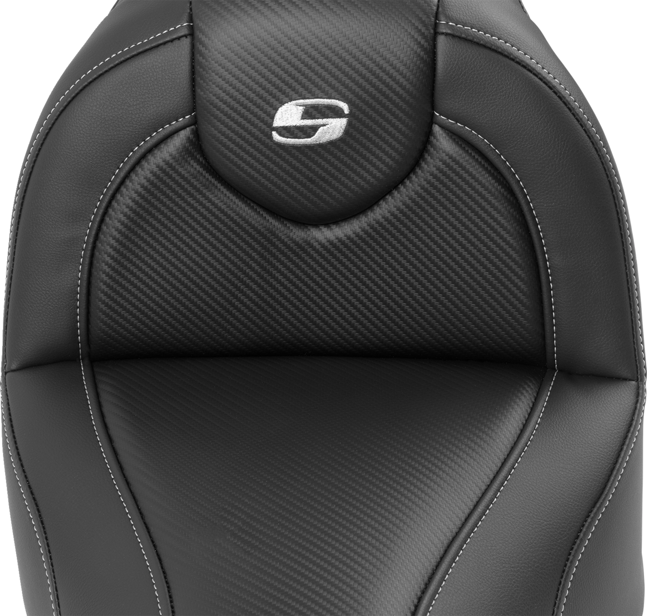 Saddlemen Roadsofa Carbon Fiber Seat & Backrest 2018-23 Harley Softail Breakout