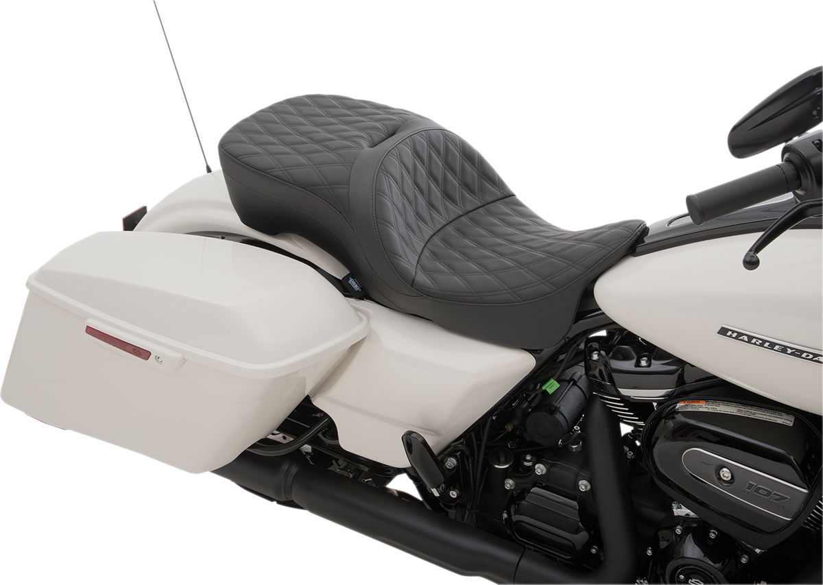 Drag Specialties Diamond Stitched Seat 2008-24 Harley Touring FLHXS FLTRU FLTRX