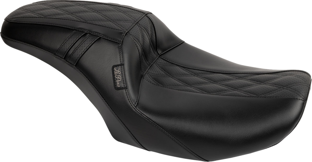 Le Pera Outcast GT2 Diamond Inlay Seat for 2023-2025 Harley Touring FLTR FLHX