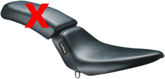 Le Pera Bare Bones Solo Seat fits 1964-1984 Harley Davidson Dyna Touring LN-002