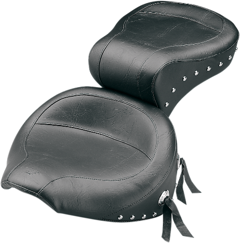 Mustang Wide Studded Seat for 1984-1999 Harley Heritage Bad Boy Nostalgia 75503