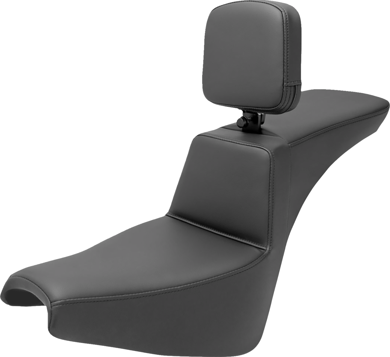 Saddlemen Step Up Smooth Gel Seat & Backrest fits 2018-2025 Harley Softail FXBB