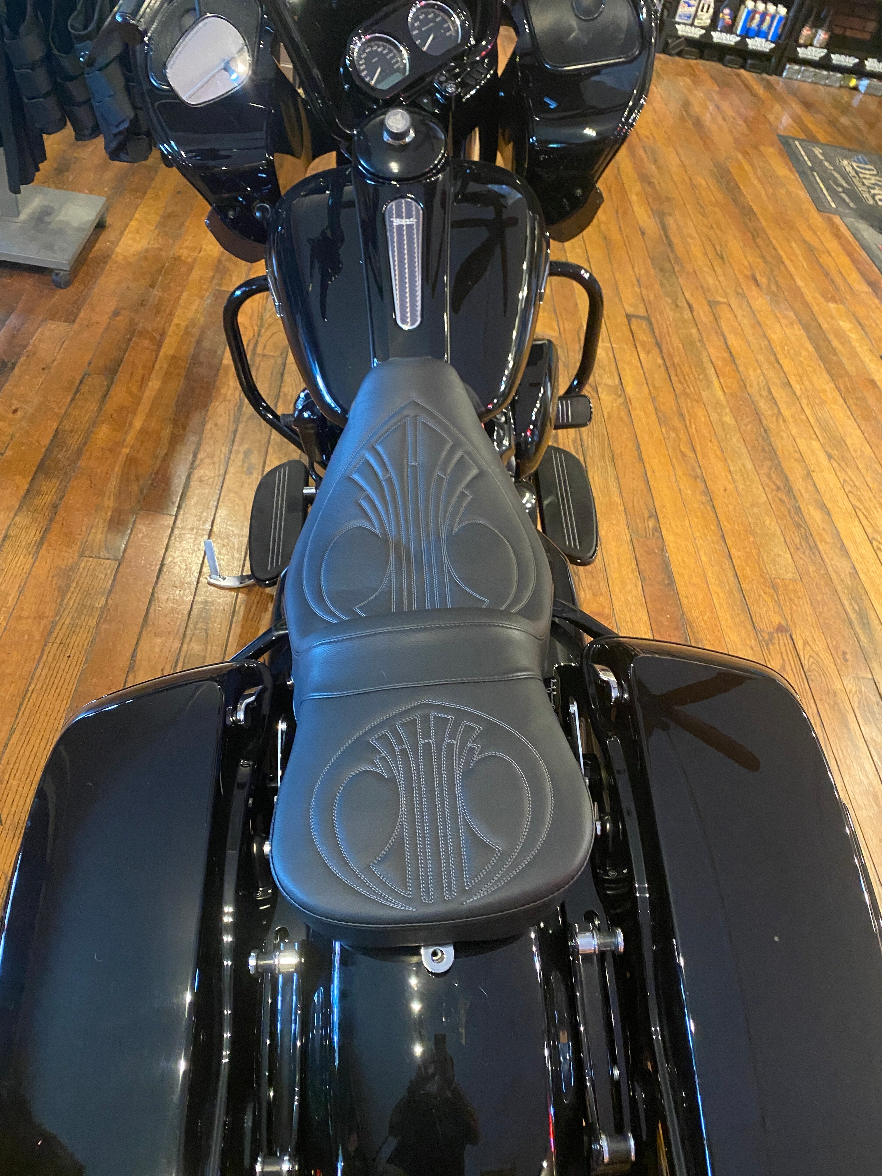 Danny Gray Airhawk Weekday Leather Seat 2008-2024 Harley Touring FLHX FLHR FLTR