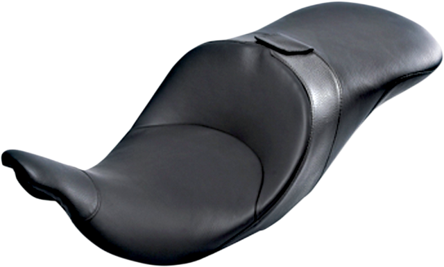 Danny Gray Tourist Air Black Leather 2up Seat 2008-2022 Harley Touring Bagger