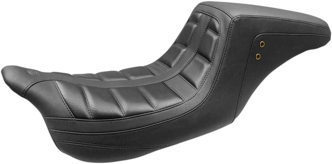Mustang Squareback Seat for 2008-24 Harley Davidson Touring FLHX FLHR Road King
