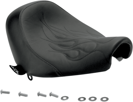 Danny Gray Weekday Flame Solo Seat fits 2008-2011 Harley Softail Rocker FXCWC