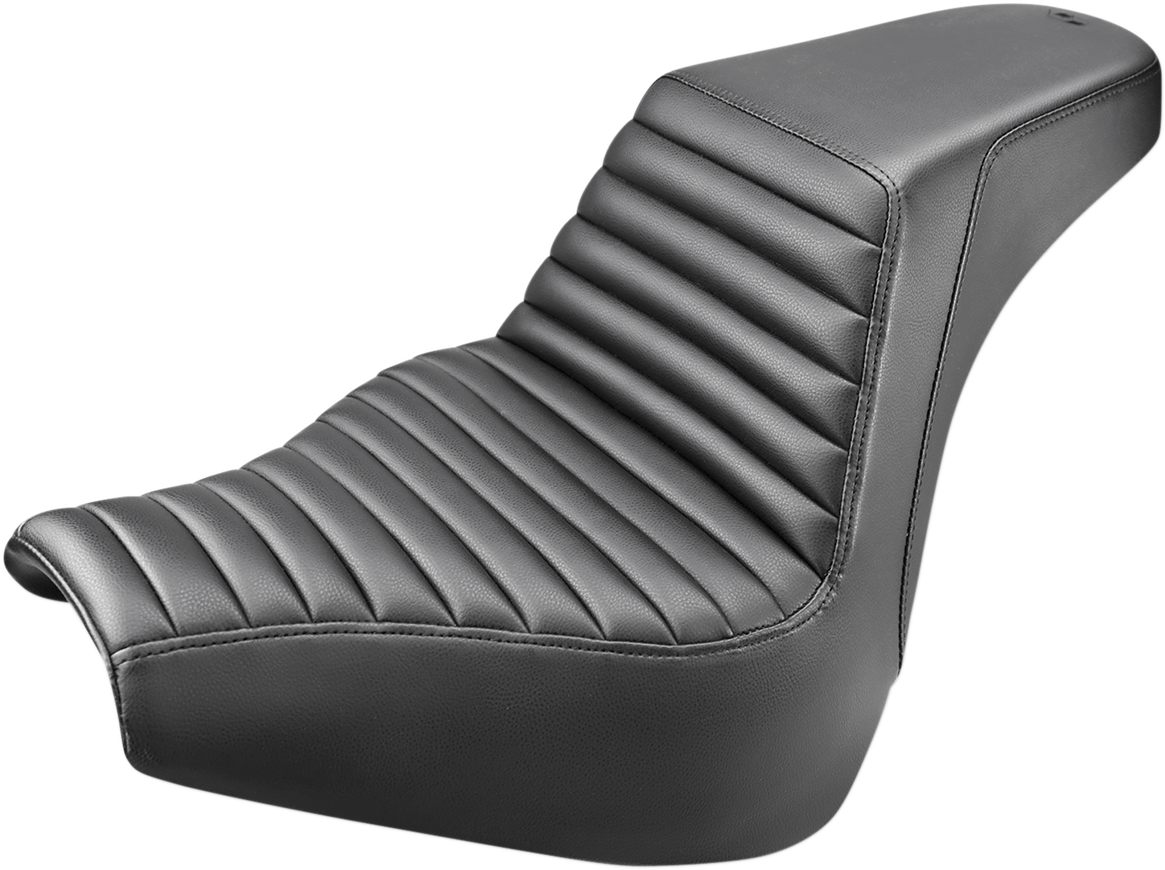 Saddlemen Black Tuck & Roll Step Up Seat for 2018-2021 Harley Softail FXBR FXBRS