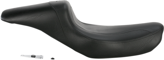Mustang Fastback Black Vinyl 2-Up Motorcycle Seat 1996-2003 Harley Dyna FXD