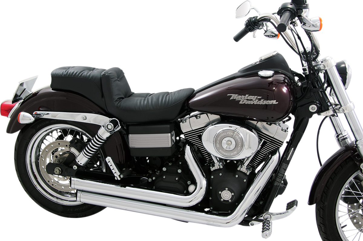 Mustang Regal Duke Black Seat fits 2006-2017 Harley Davidson Dyna FXDB FXDL